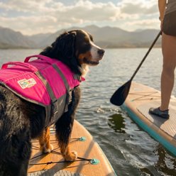 Outward Hound Granby Splash Dog Life Jacket, Pink, X-Large slide 2 of 8