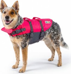 Outward Hound Granby Splash Dog Life Jacket, Pink, Medium