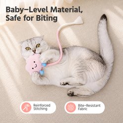 Potaroma Cute Cartoon Cotton Rope Soft No Wire Teething Cat Chew Plush Cat Toy, Multicolor slide 2 of 6