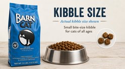 Barn Cat Adult High Quality Flavor Combination Chicken, Pork & Fish High Protein Dry Cat Food, 32-lb bag slide 2 of 6