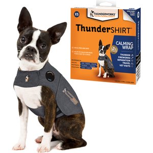 ThunderShirt Classic Anxiety & Calming Vest for Dogs, Heather Grey, X-Small