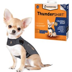ThunderShirt Classic Anxiety & Calming Vest for Dogs, Heather Grey, XX-Small