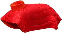 Ruffwear Palisades Sleep Poncho Insulated Dog Coat, Red Currant, Large/X-Large