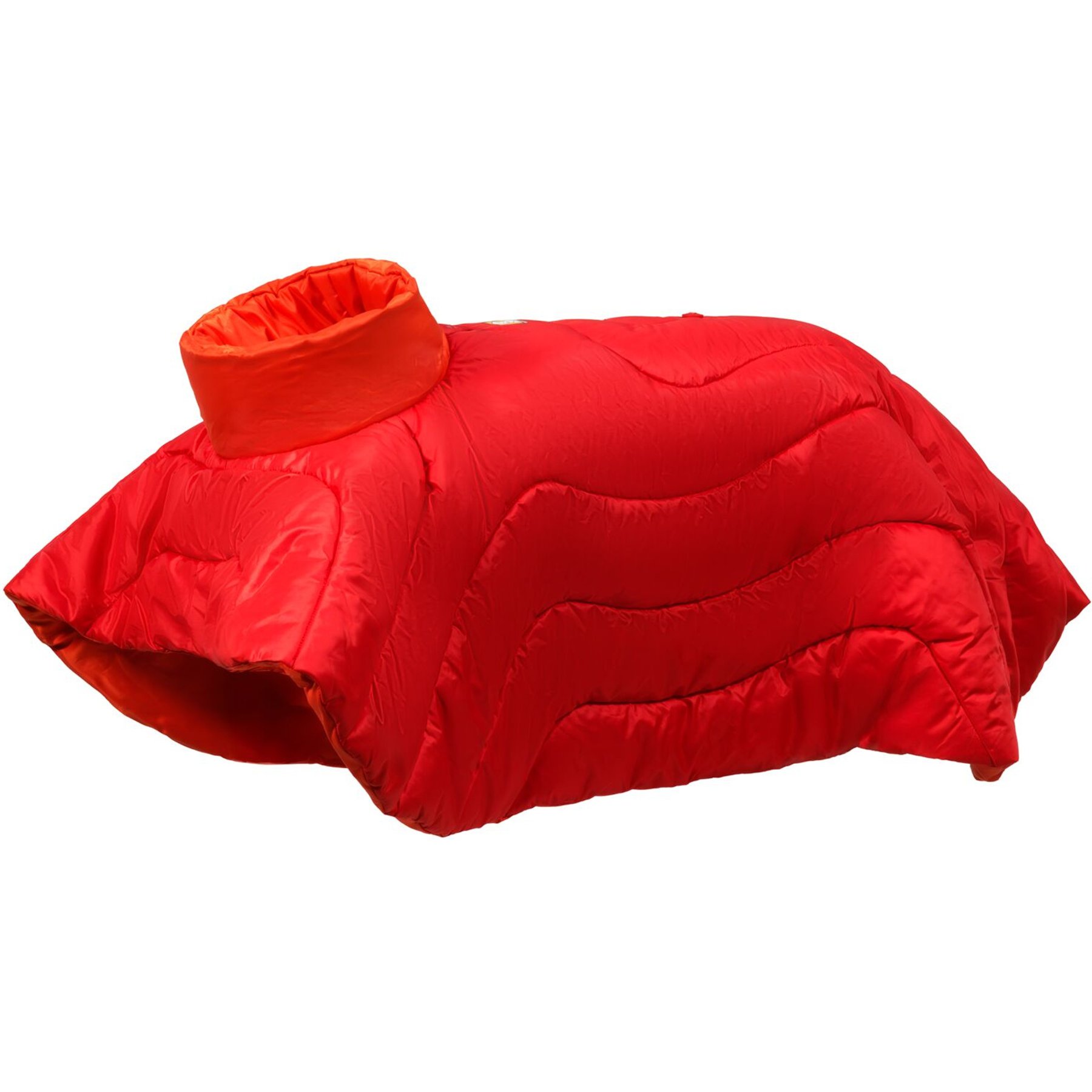 Ruffwear Palisades Sleep Poncho Insulated Dog Coat, Red Currant, Small