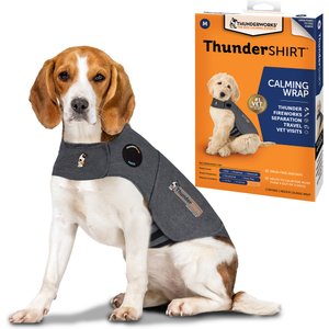 ThunderShirt Classic Anxiety & Calming Vest for Dogs, Heather Grey, Medium