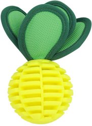 Kseroo Carrot Hair Squeaky Treat Dispensing Ball Dog Toy, Yellow slide 1 of 6