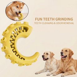 Kseroo Squid Tentacle Treat Dispensing Dog Toy, Yellow slide 2 of 5