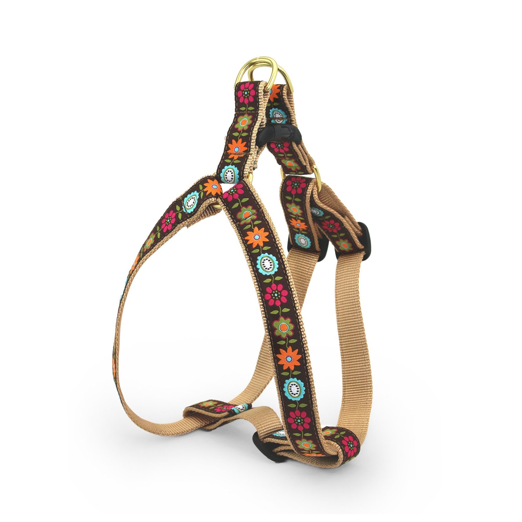 Up Country Bella Floral Dog Harness, Multicolor, X-Small: 8 to 16-in chest