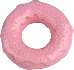 Kseroo Donut Treat Dispensing Dog Toy, Pink