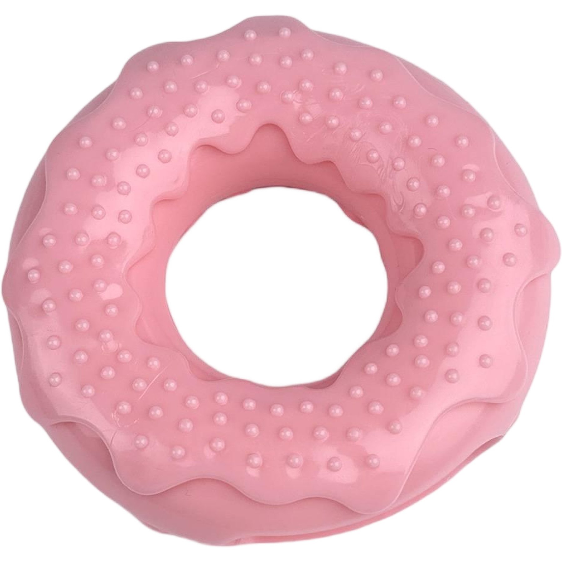Kseroo Donut Treat Dispensing Dog Toy, Pink