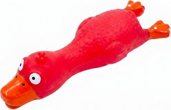 Kseroo Screaming Chicken Dog Toy, Red