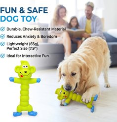 Kseroo Six Section Monkey Latex Dog Toy slide 2 of 5