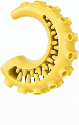 Kseroo Squid Tentacle Treat Dispensing Dog Toy, Yellow