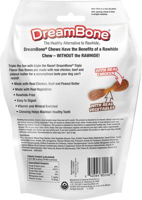 Show full view: DreamBone Boo Bones Poultry Flavored Hard Dog Chew Treats, 3.9-oz bag, 4 count slide 3 of 3