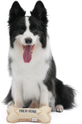Milk-Bone Biscuit Scented Squeaky Plush Dog Toy, 9-in slide 2 of 5