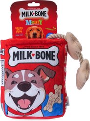 Milk-Bone Squeaky Hide & Seek Treat Burrow Dog Toy, 9-in