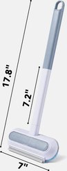 Pawtasy 4-in-1 Long Handle Cat Hair Remover Tool, Grey, 7 x 17.8-in slide 2 of 7