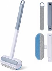 Pawtasy 4-in-1 Long Handle Cat Hair Remover Tool, Grey, 7 x 17.8-in slide 1 of 7