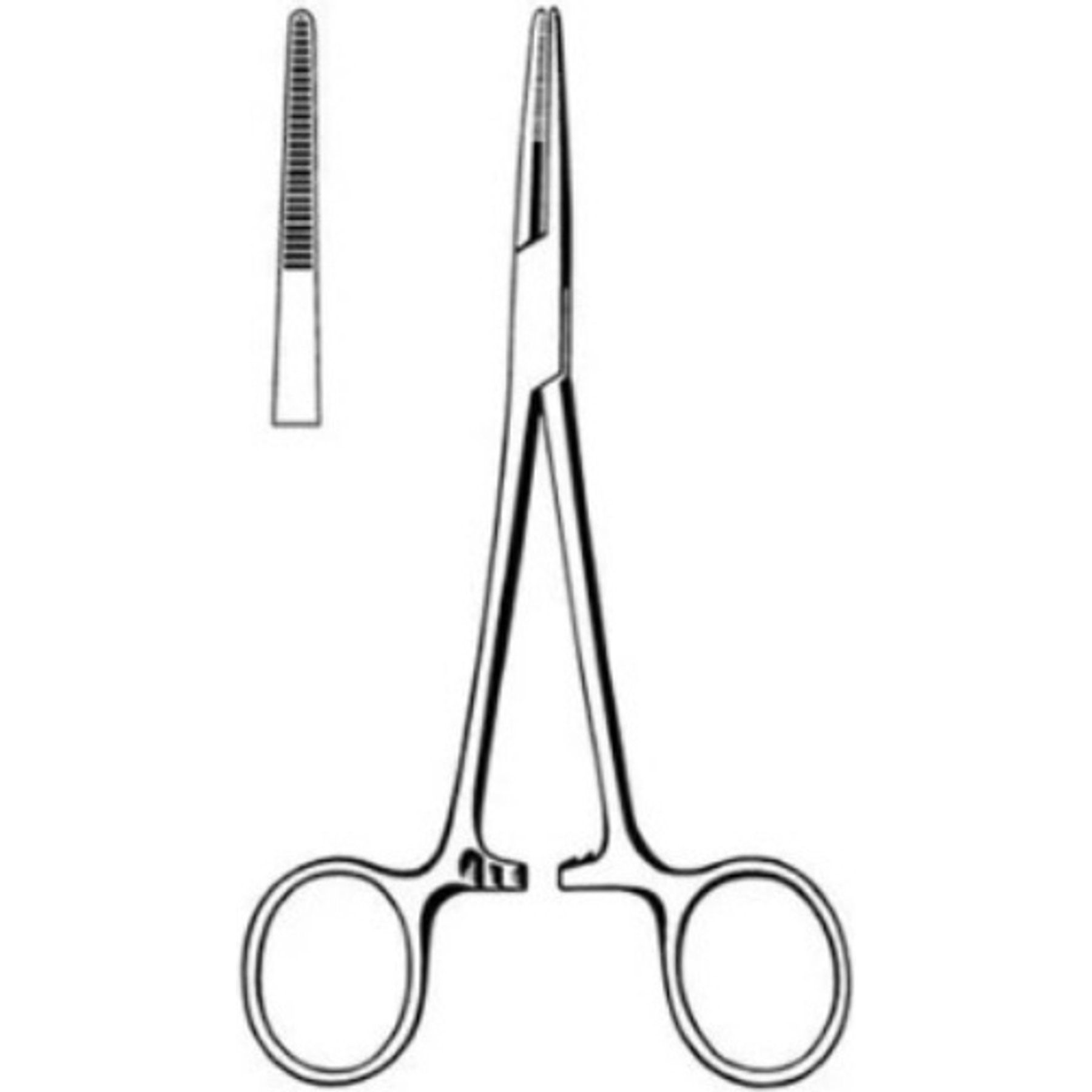 Tamsco Instruments Kelly Forcep Straight Imported 410 Stainless Steel Aquascaping Tool, 5.5-in