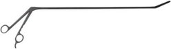 Tamsco Instruments Stainless Steel Aquarium Tongs, Black Oxidized, 24-in