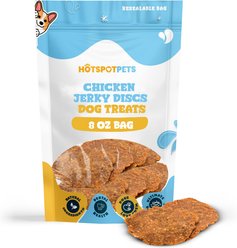 HOTSPOT PETS Limited Ingredient High Protein Chicken Jerky Discs Dog Treats, 8-oz bag