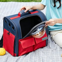 Halinfer Bubble Dome Backpack Cat & Dog Carrier, Blue slide 2 of 6