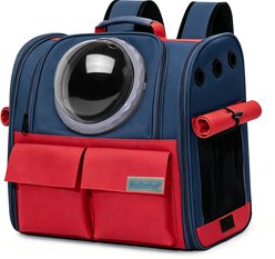 Halinfer Bubble Dome Backpack Cat & Dog Carrier, Blue