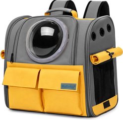 Halinfer Bubble Dome Backpack Cat & Dog Carrier, Gray