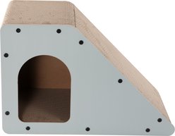 THE LICKER STORE Kento Minimalist 23.63-in Cardboard Angled Cat Cave Scratcher with Catnip, Gray slide 2 of 9