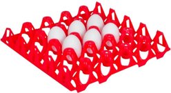 Hatching Time Plastic Turkey & Duck Egg Carrier for Collection & Storage, 20 eggs