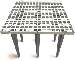 Hatching Time Interlocking Design Poultry Slat Flooring Panel with Large Holes & Long Legs