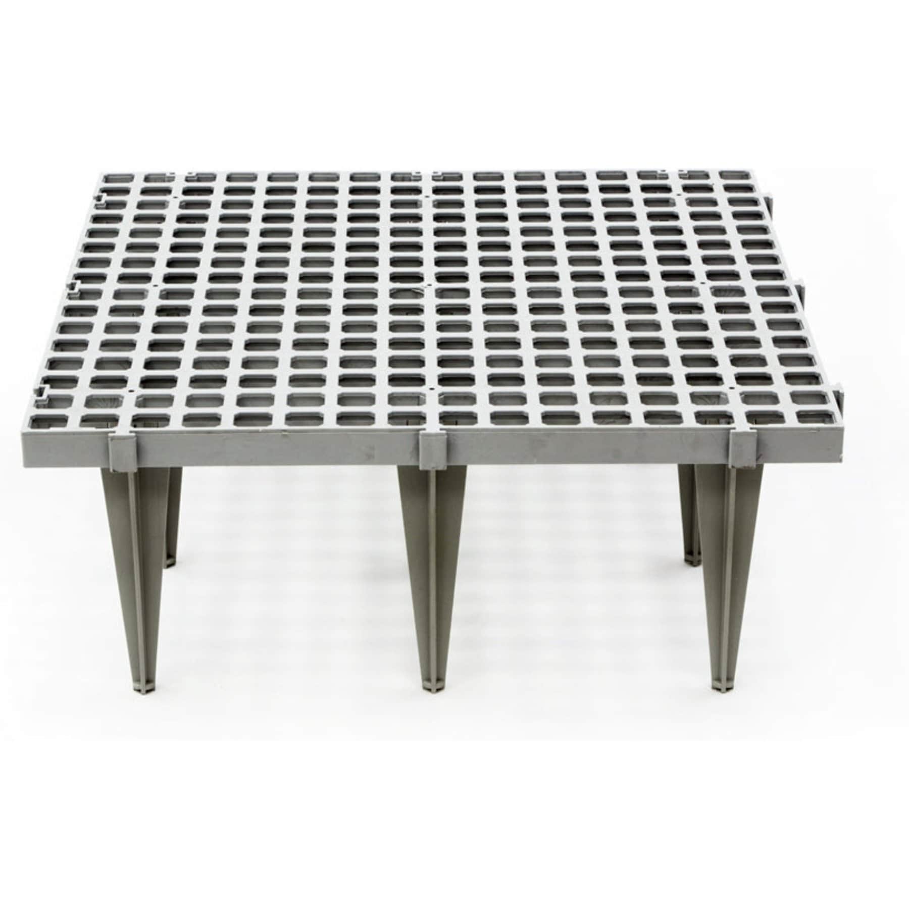 Hatching Time Interlocking Design Poultry Slat Flooring Panel with Large Holes & Medium Legs