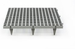 Hatching Time Interlocking Design Poultry Slat Flooring Panel with Large Holes & Short Legs slide 1 of 7