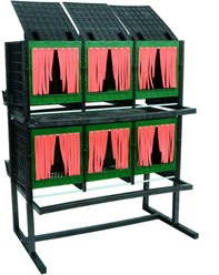 Hatching Time 6-Compartment 60 Hen Nesting Box with Back Egg Collection