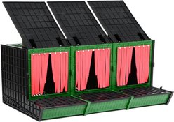 Hatching Time 3-Compartment 30 Hen Nesting Box with Front Egg Collection