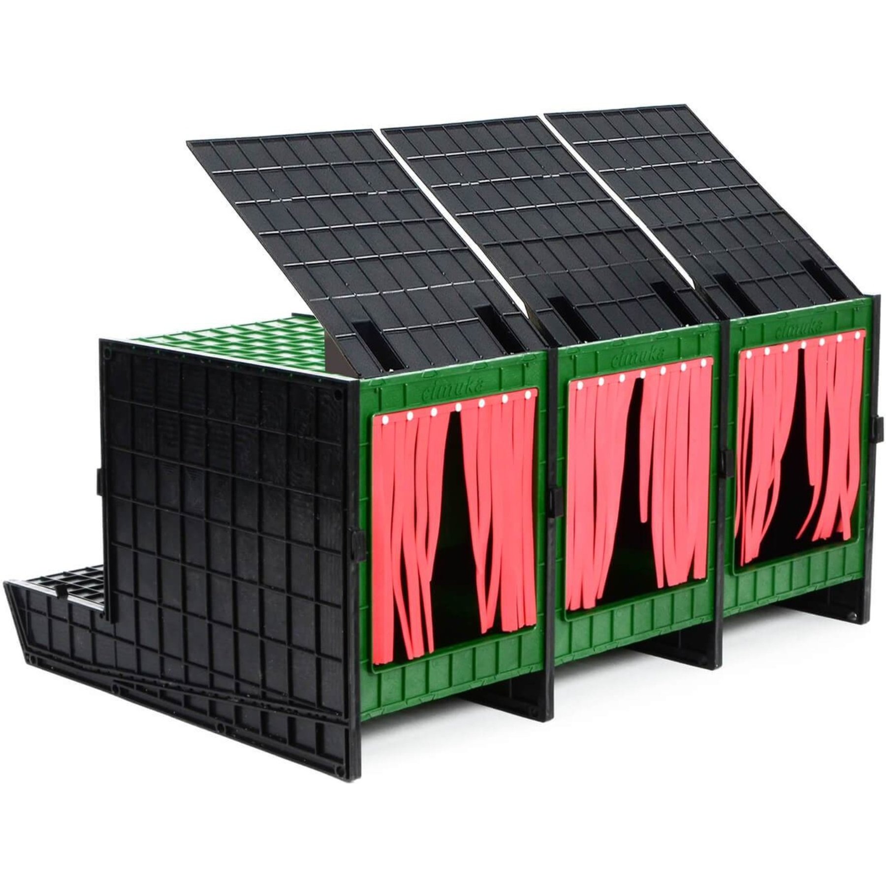 Hatching Time 3-Compartment 30 Hen Nesting Box with Back Egg Collection
