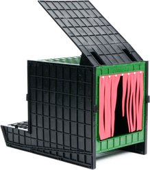 Hatching Time 1-Compartment 10 Hen Nesting Box with Back Egg Collection