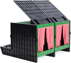 Hatching Time 2-Compartment 20 Hen Chicken Nesting Box with Back Egg Collection