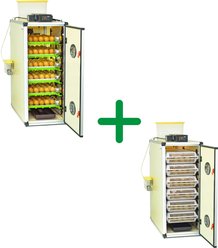 Hatching Time Poultry 360 Egg Incubator Kit with 180 Egg Setter & 180 Egg Hatcher