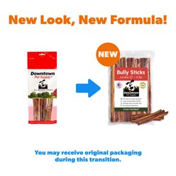 Downtown Pet Supply 12-inch Premium USA Jumbo Bully Sticks Dog Chew, 1-lb bag slide 2 of 7