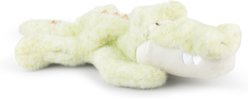 GROWL Rustlerz Gator Squeaky Plush Dog Toy, Green, 4-in