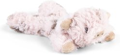 GROWL Cuddlerz Pig Squeaky Plush Dog Toy, Pink, Small: 9-in