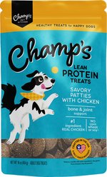 Champs Pet Kitchen Bone & Joint Support High Protein Savory Patties with Chicken Soft & Chewy Dog Treats, 16-oz bag