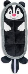 GROWL Zoo Matz Skunk Squeaky Plush Dog Toy, Black/White, 10-in