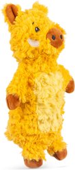 GROWL Shaggiez Boar Squeaky Plush Dog Toy, Brown, 3-in slide 2 of 2