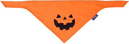 Show full view: Frisco Jack O' Lantern Pumpkin Dog & Cat Bandana Costume, Orange, X-Small/Small slide 4 of 8