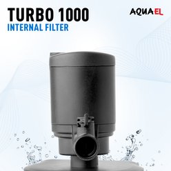 Aquael Turbo 1000 265 GPH, Adjustable Flow BioCeraMAX Media for Freshwater Tanks Box & Sponge Filter, 30 to 65-gal slide 2 of 9