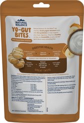 Natural Balance Yo-Gut Bites with Peanut Butter, Banana & Greek Yogurt Drizzle Crunchy Dog Treats, 4.5-oz bag slide 2 of 8