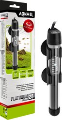 Aquael Platinium Temperature Control Aquarium Heater with Electronic Thermostat, 25W
