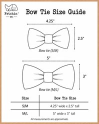 Fetchin' Co. Rust Plaid Bow Tie Accessory Dog Collar, Multicolor, Medium/Large slide 2 of 4